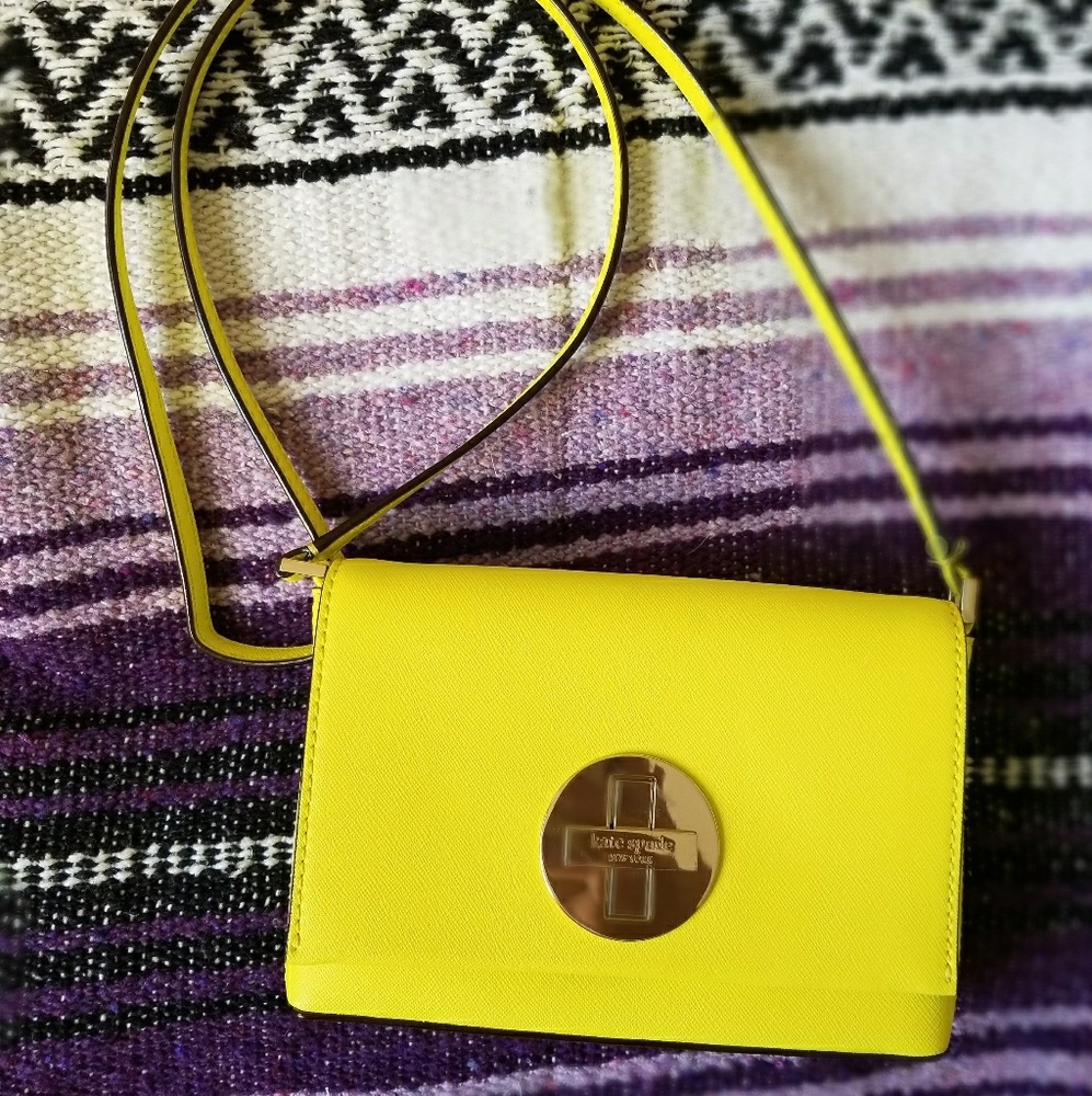 Kate Spade Saffiano Crossbody Twist Lock Purse
