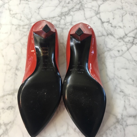 NWOT Marc by Marc Jacobs Red Patent Leather Pump 6 - Picture 3 of 5