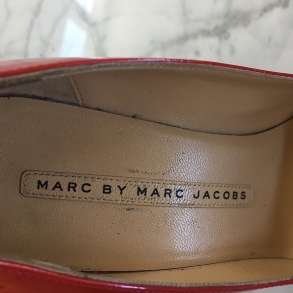 NWOT Marc by Marc Jacobs Red Patent Leather Pump 6 - Picture 5 of 5