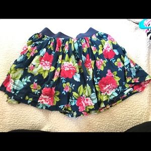 Abercrombie & Fitch floral skirt