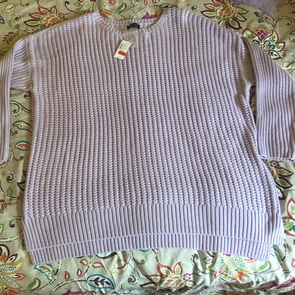 Purple Chunky Sweater
