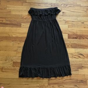 Awesome ruffle strapless dress