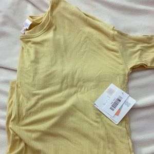 Xxs yellow lularoe Irma