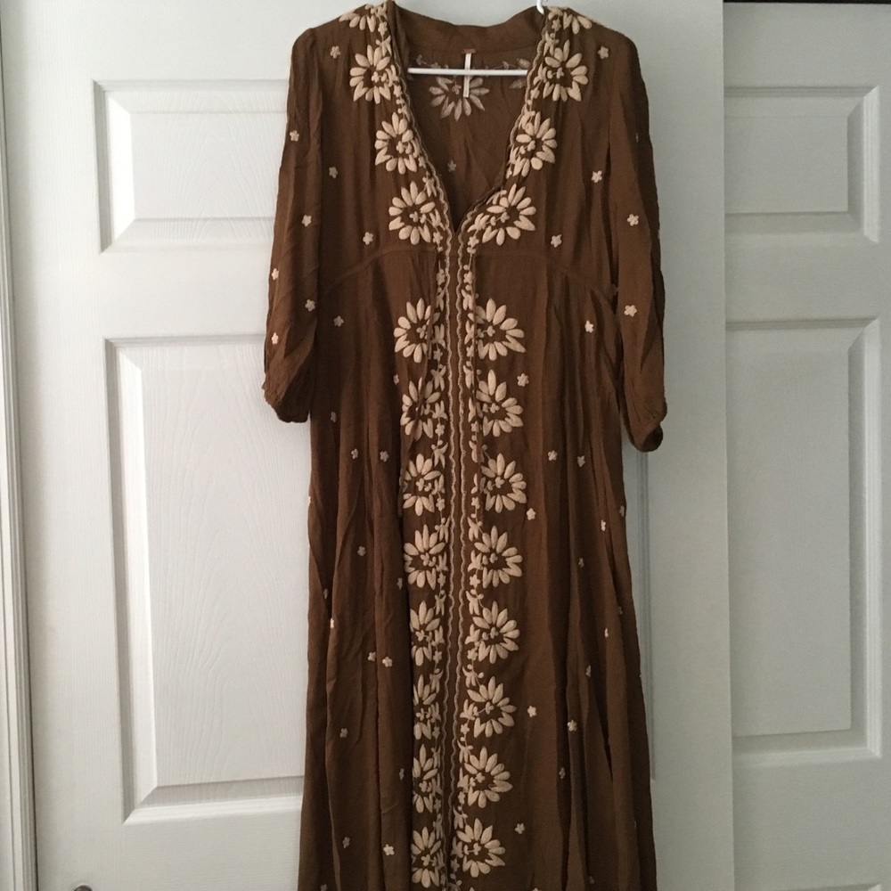 Free People Embroidery Dress