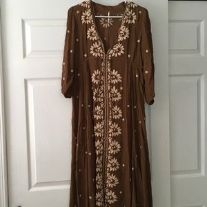 Free People Embroidery Dress