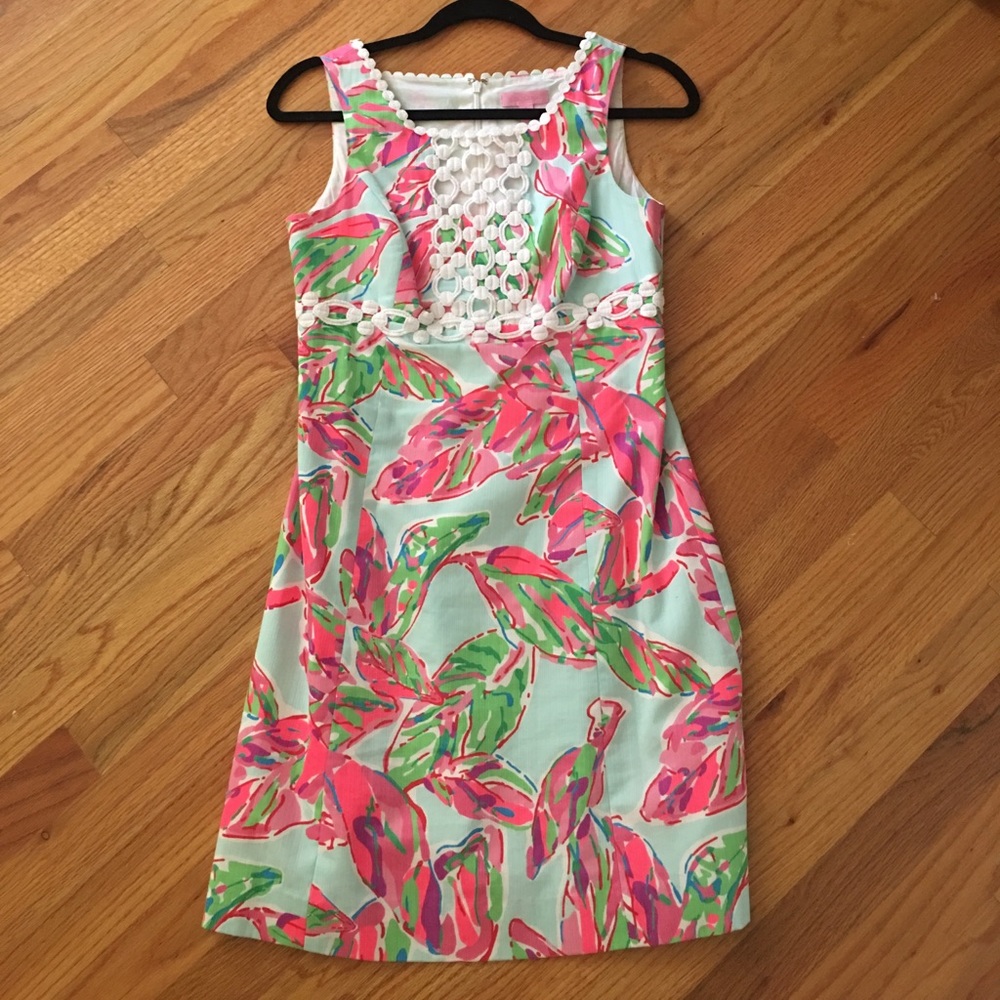 Lilly Pulitzer colorful floral dress
