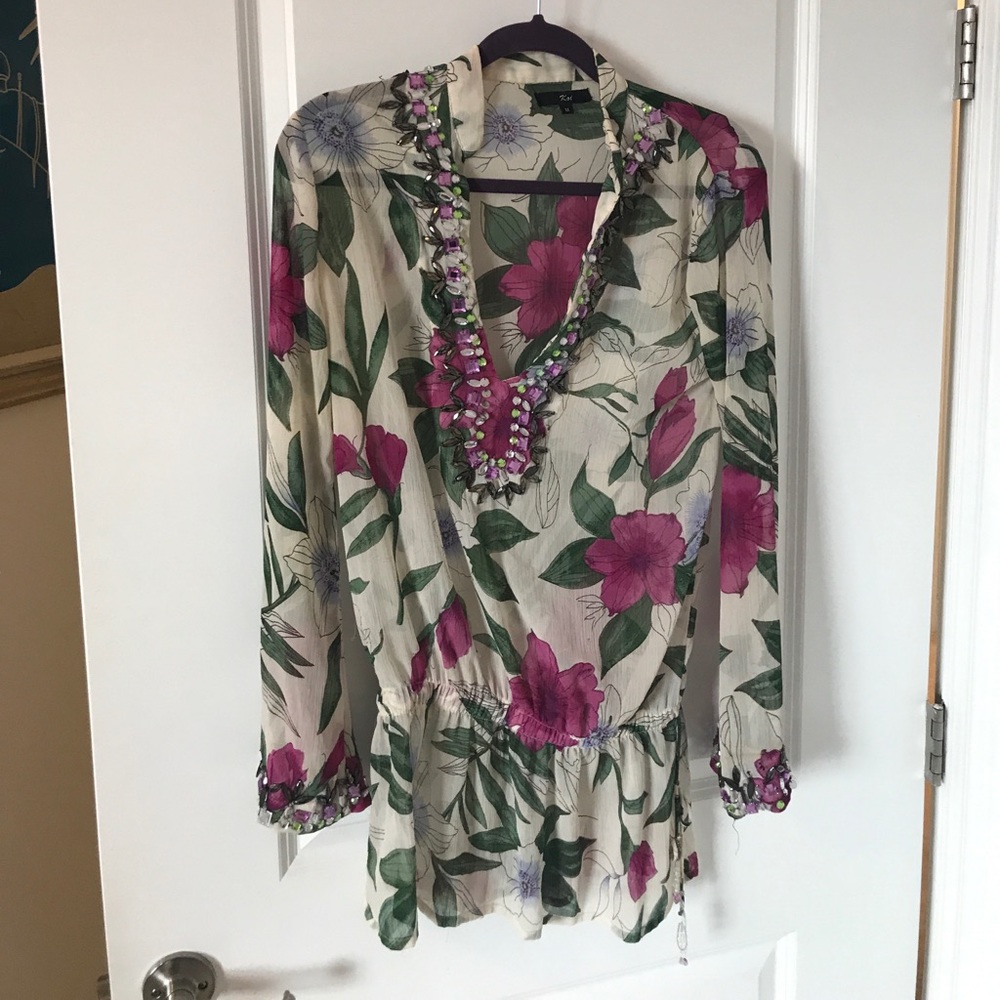 Koi beaded tunic