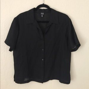 EILEEN FISHER Like New Linen Blouse