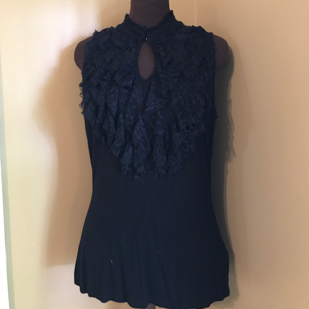 Black Lacey Blouse