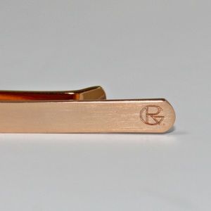 Matte RoseGold Tie Bar