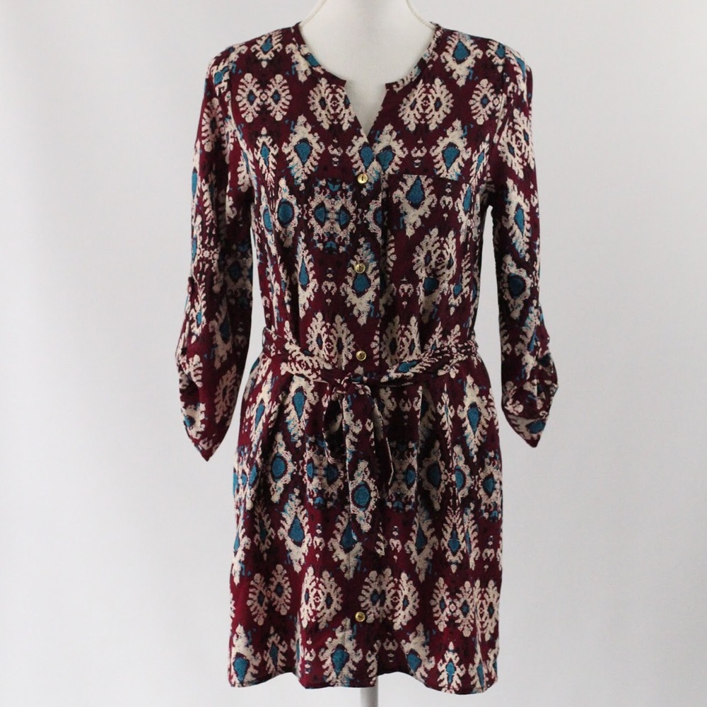 Sheer Belted Tunic/Dress