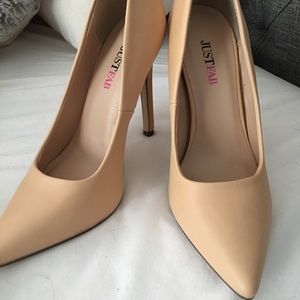 Nude high heels