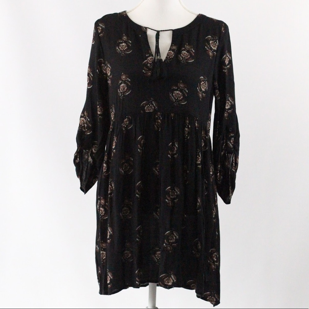 Boho Print Mini Dress