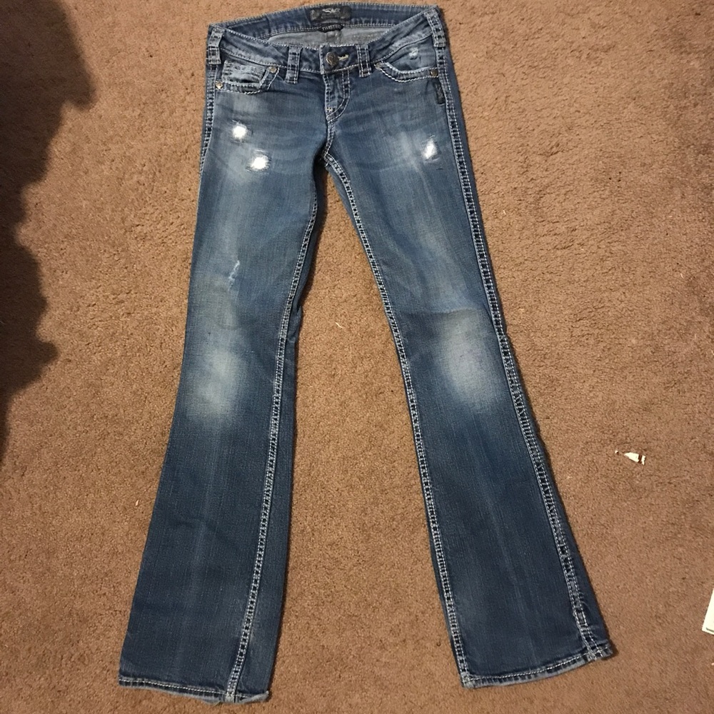 Silver jeans
