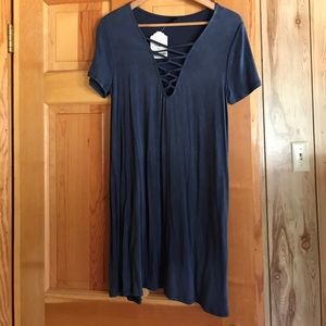 NWT Navy t-shirt dress