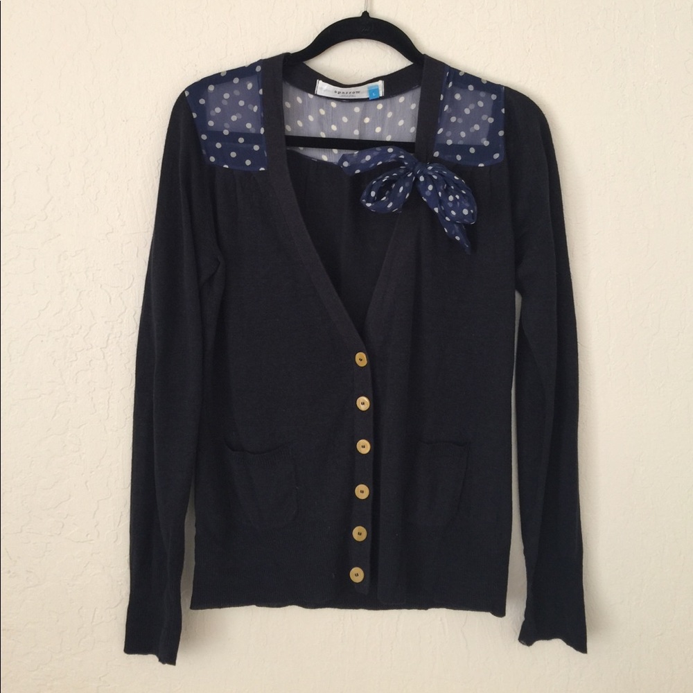 Navy Cardi- too cool for school!