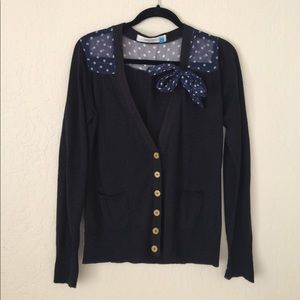 Navy Cardi- too cool for school!