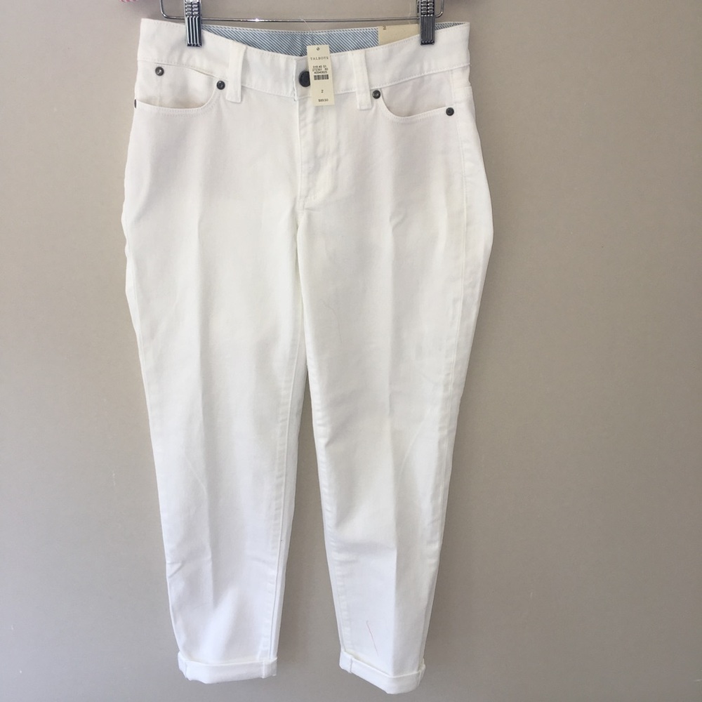 Talbots White Jeans