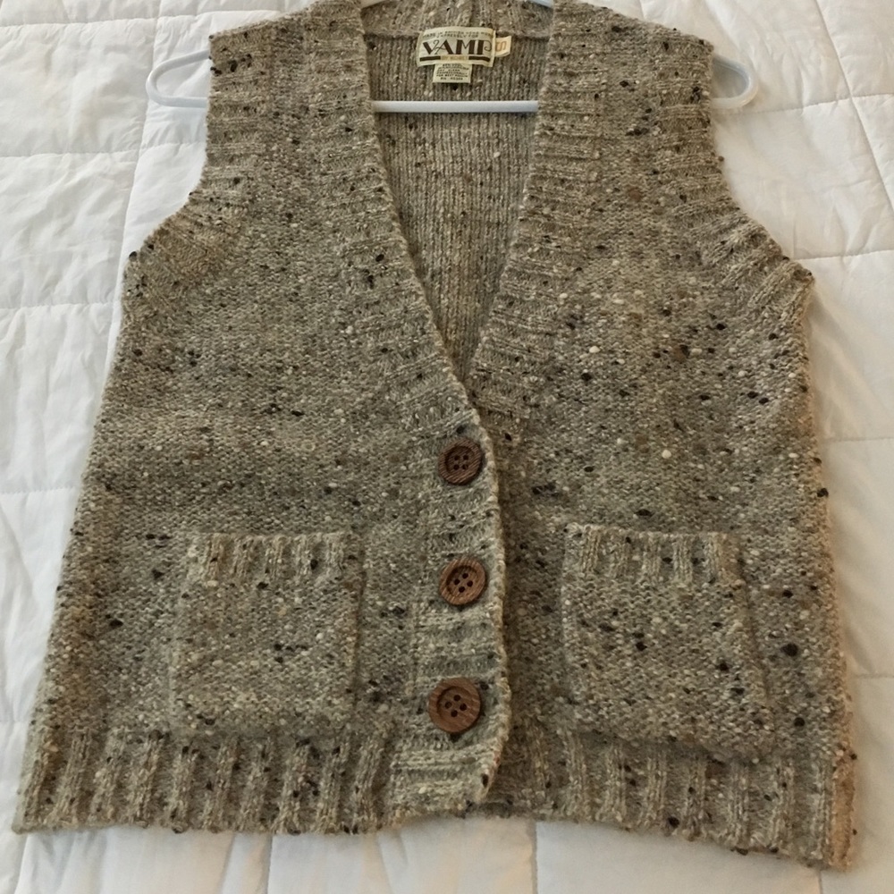 Vintage Half sleeve knit sweater
