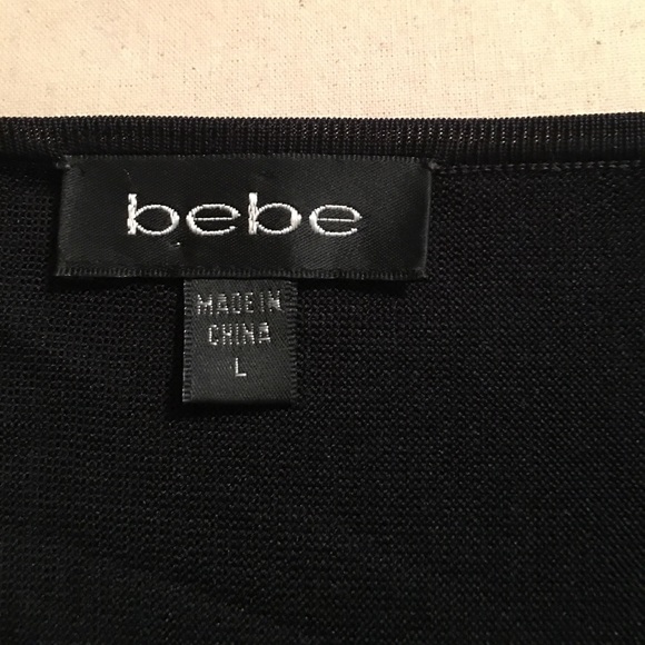 BEBE Long Sleeve Sweater Top - Picture 5 of 5