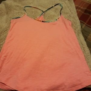 Spaghetti strap Pink tank