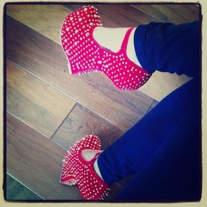 Pair of heeless heels! New condition!