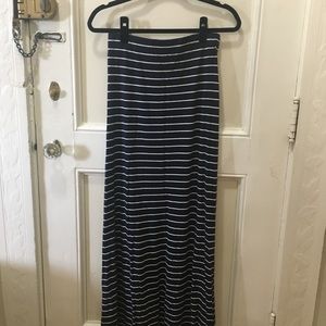 Blue Label Ralph Lauren Striped Maxi Skirt