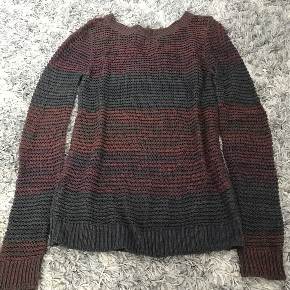 BP multicolor Knit crew neck sweater