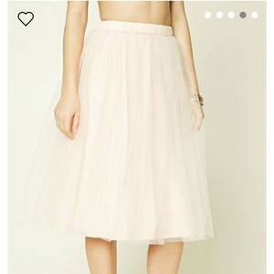 Blush Tulle Skirt