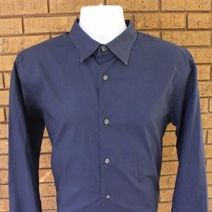 Banana Republic Navy Blue Slim Fit Shirt size L