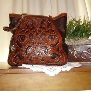 BRIGHTON Blacks & Brown bag