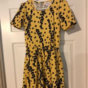 Yellow Lularoe Amelia Dress