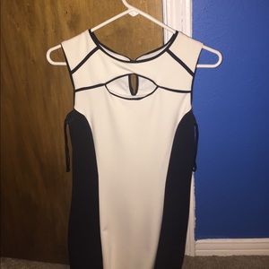 Formal Black & White Dress