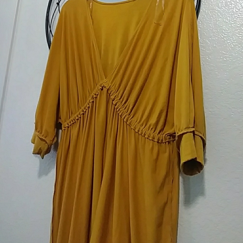 Mustard Colored LaBelle Dress