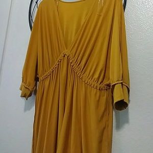 Mustard Colored LaBelle Dress