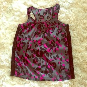 Charlotte Russe Leopard Print Top