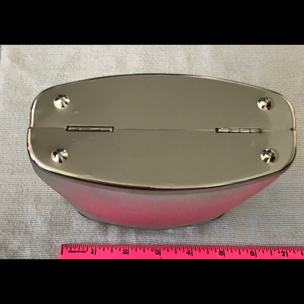 Silver Clutch mini bag with straps - Picture 2 of 8