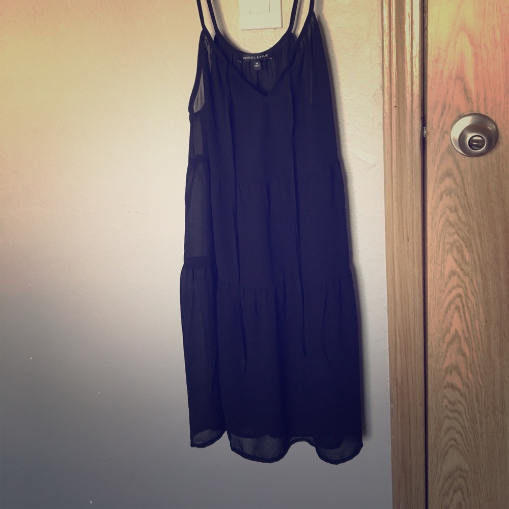 Sheer black dress
