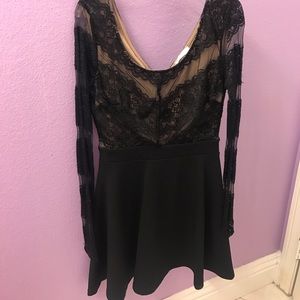 Black evening dress