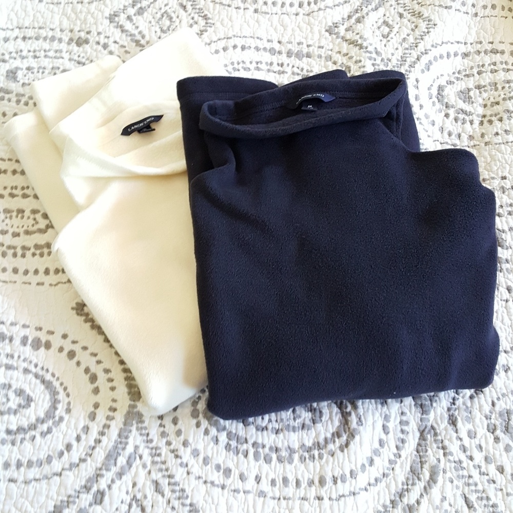 Land's End Mock turtleneck fleece bundle