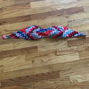 Colorful old navy strapless top