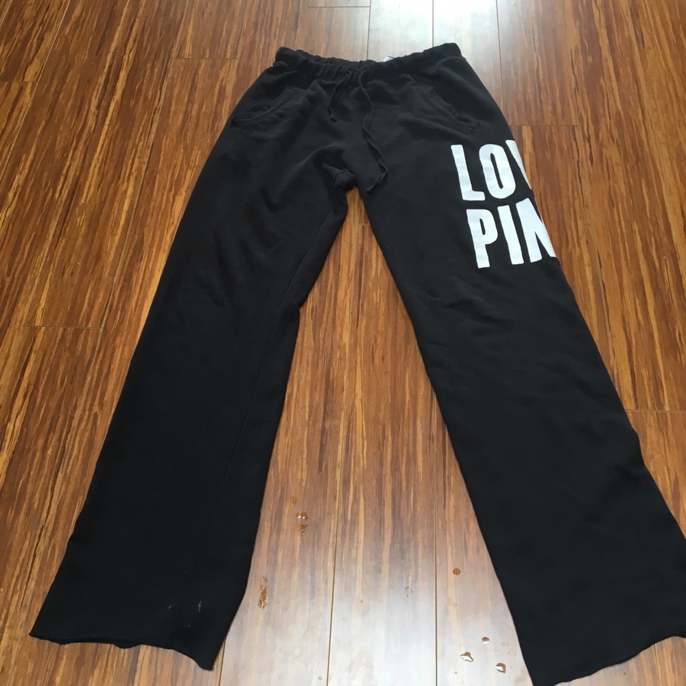 PINK black sweats