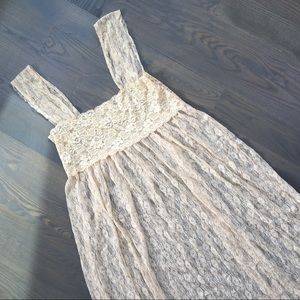 Free People Lace Maxi Sleep Dress