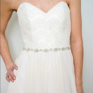 Davie And Chiyo Pearl Rhinestone Wedding Sash Etsy