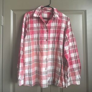 bleach dip dyed flannel