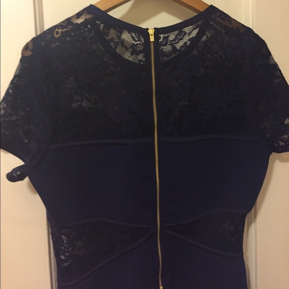 Express navy lace dress - Picture 4 of 4