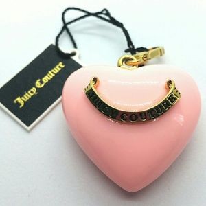 Gorgeous new Juicy Couture pink heart charm