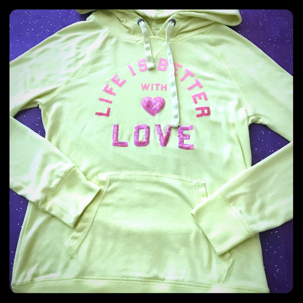 Life is better with love ❤️ light hoodie