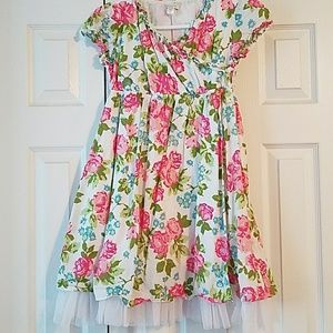Girls floral dress