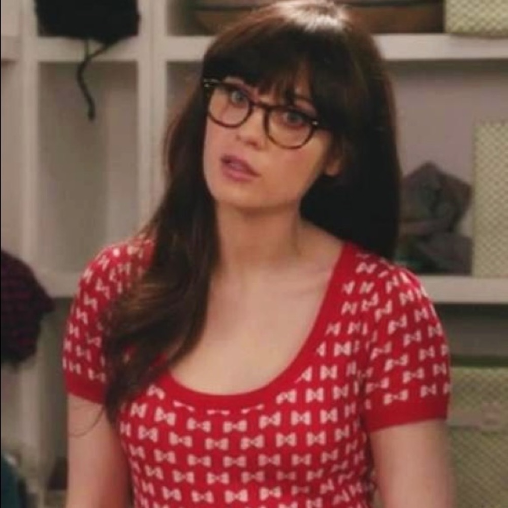 Forever 21 red bow sweater